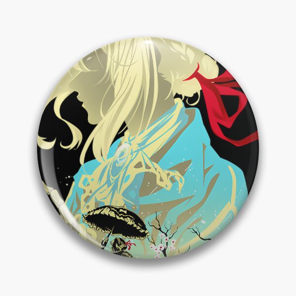 Item preview, Violet Evergarden Silhouette  Minimalist Anime Art Print designed and sold by SusanneMartinez.