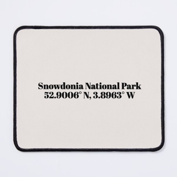 Item preview, Snowdonia National Park, Wales Coordinates designed and sold by ApricityPhrases.