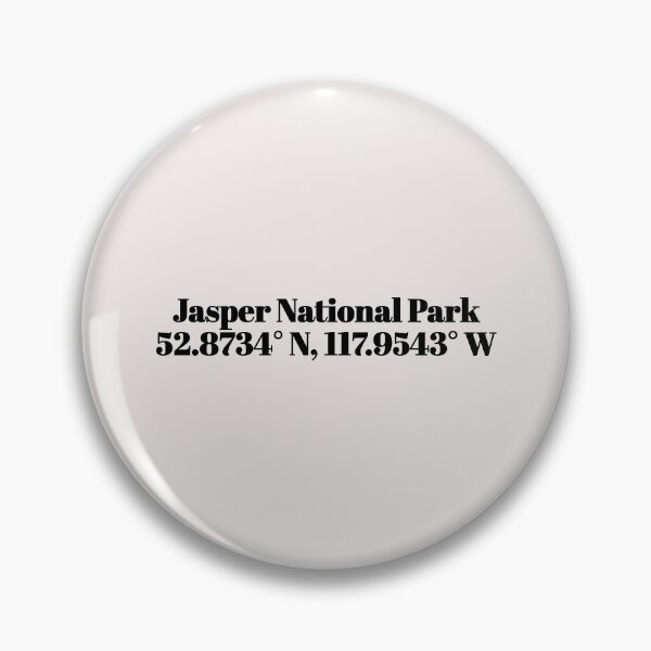 Item preview, Jasper National Park, Canada Coordinates designed and sold by ApricityPhrases.