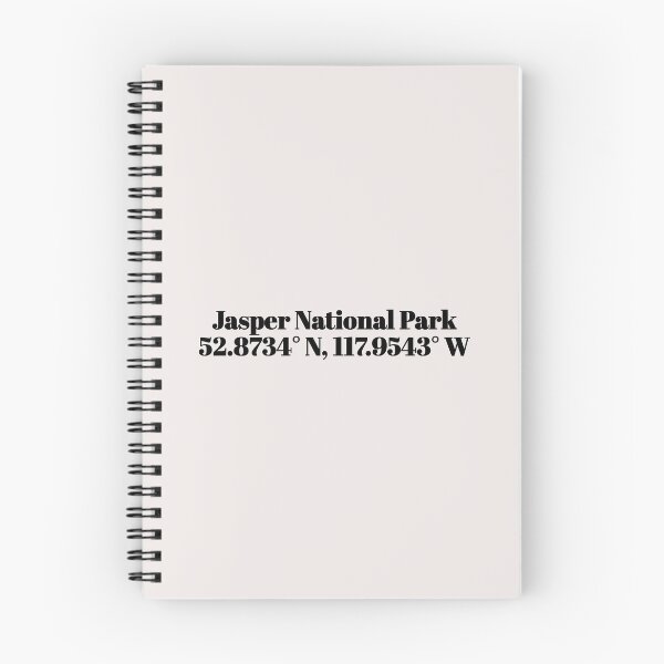 Item preview, Jasper National Park, Canada Coordinates designed and sold by ApricityPhrases.