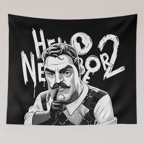 Item preview, Hello Neighbor ® Fan Art Illustration designed and sold by ArtistikAvenue.