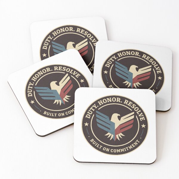 Item preview, Duty honor resolve built on commitment usa political protest  designed and sold by Rally Forge.