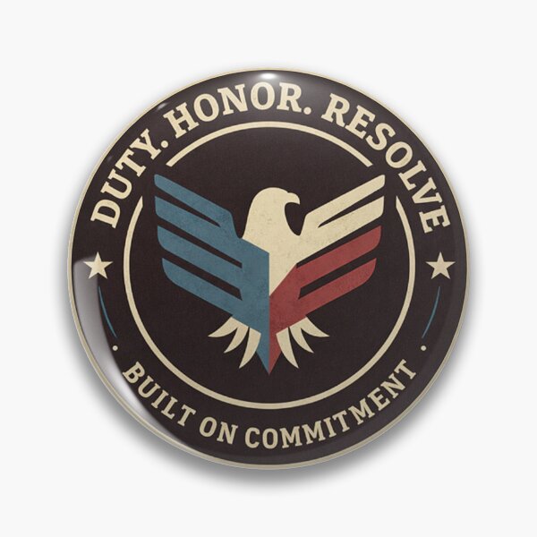Item preview, Duty honor resolve built on commitment usa political protest  designed and sold by trendie-tees.