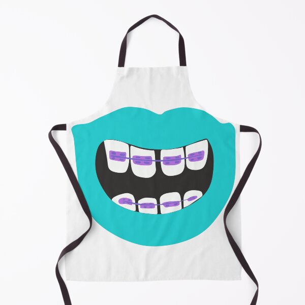 Item preview, Funny Smile with Blue Lips and Purple Braces designed and sold by KoDi91.