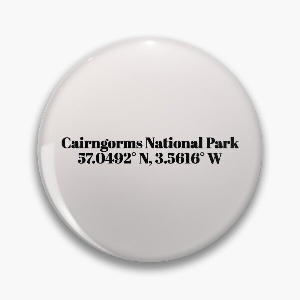 Item preview, Cairngorms National Park, Scotland Coordinates designed and sold by ApricityPhrases.