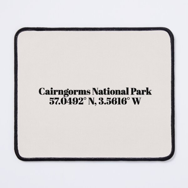 Item preview, Cairngorms National Park, Scotland Coordinates designed and sold by ApricityPhrases.