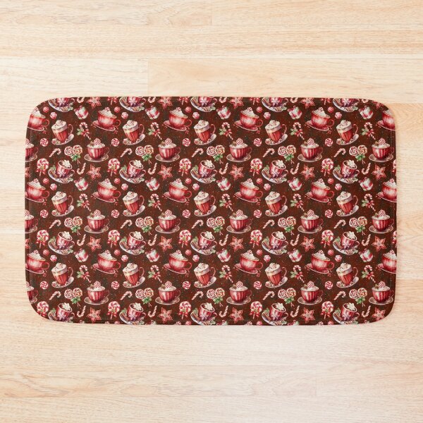 Item preview, Vintage Christmas Gingerbread and Hot Chocolate Pattern  designed and sold by LouieVanille.