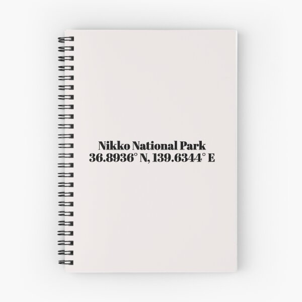 Item preview, Nikko National Park, Japan Coordinates designed and sold by ApricityPhrases.