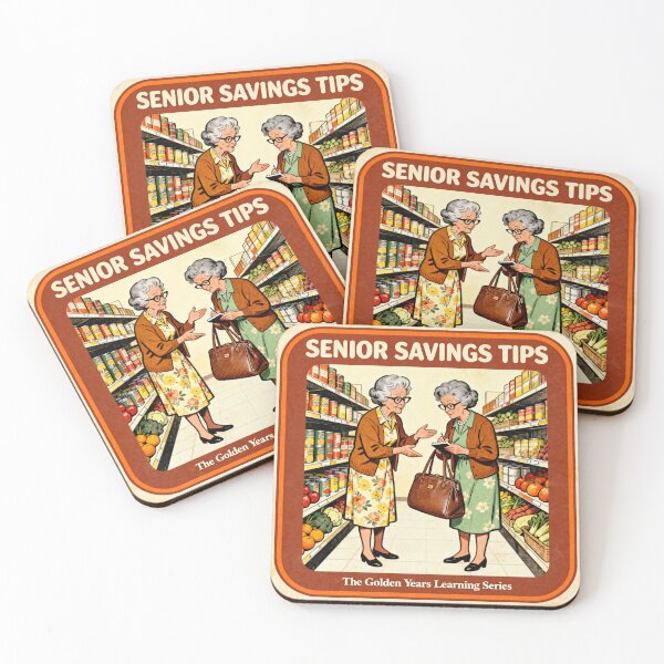 Item preview, Shoplifting Grandma Retro Parody - Dark Humor Art designed and sold by PictorialWhimsy.