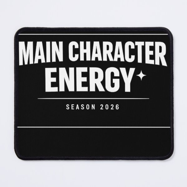 Item preview, Main Character Energy Season 2026 – Cinematic Aesthetic Streetwear Typography Design designed and sold by Bizertart.