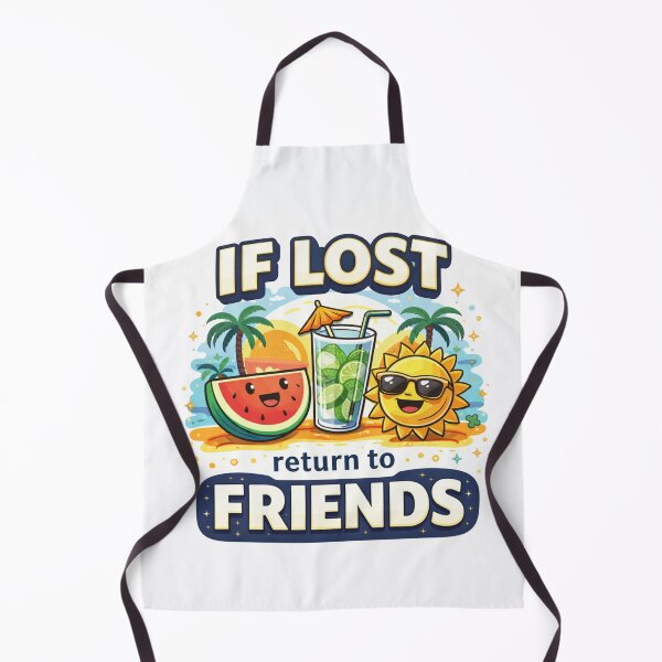 Item preview, If Lost Return to Friends – I Got Lucky (Him) designed and sold by DesignerThreads.