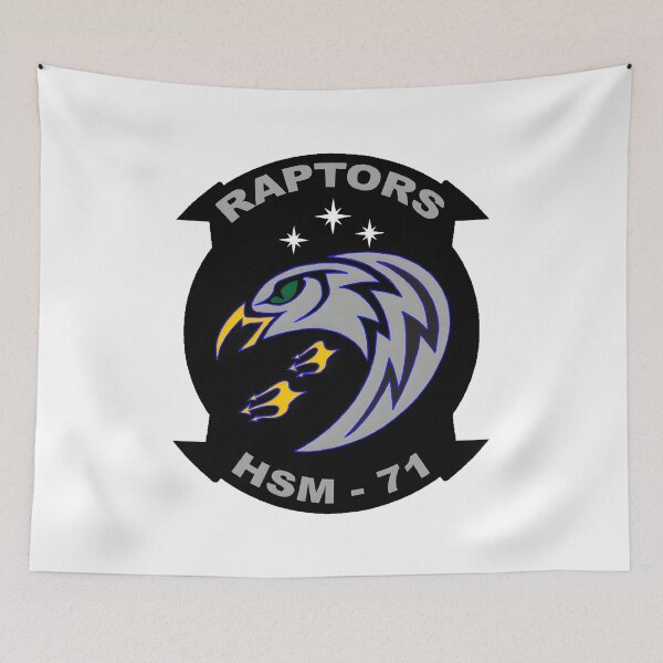 Item preview, US Navy HSM-71 Raptors Squadron Insignia designed and sold by CharlieDesings.