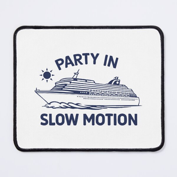 Item preview, Party in Slow Motion,Holiday Boating designed and sold by CloudyPress.