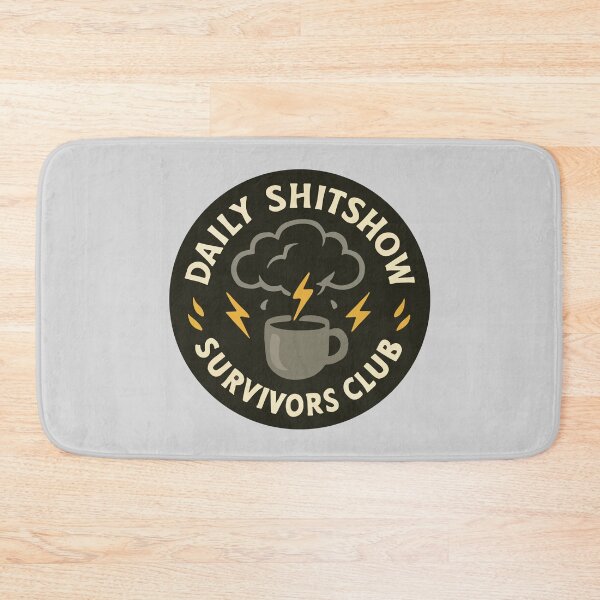 Item preview, Daily Shitshow Survivors Club Coffee Emblem designed and sold by BrownHorse90s.
