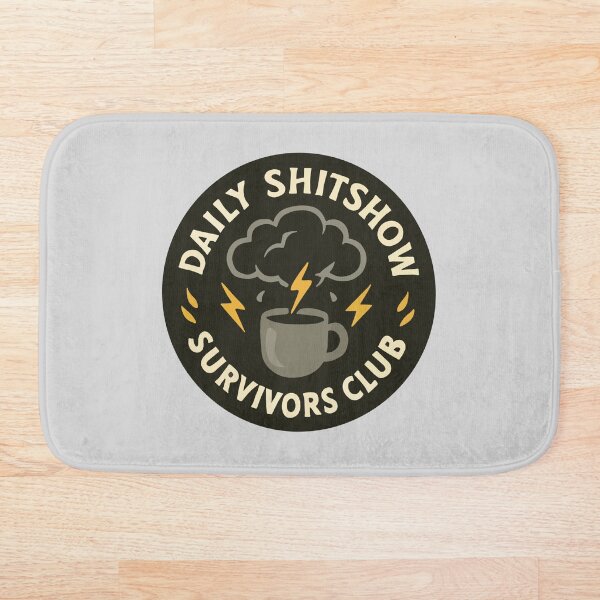Item preview, Daily Shitshow Survivors Club Coffee Emblem designed and sold by BrownHorse90s.