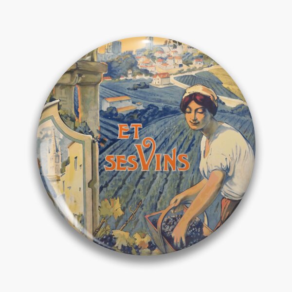 Item preview, Vintage Art Nouveau Travel Poster | Saint Emilion Wine Region | Chemins de Fer d'Orleans | French Railway & Tourism Art designed and sold by artofuniverse.