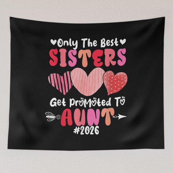 Item preview, Proud Best Sisters Get Promoted to Aunt 2026 Expecting Baby designed and sold by Goleon12.