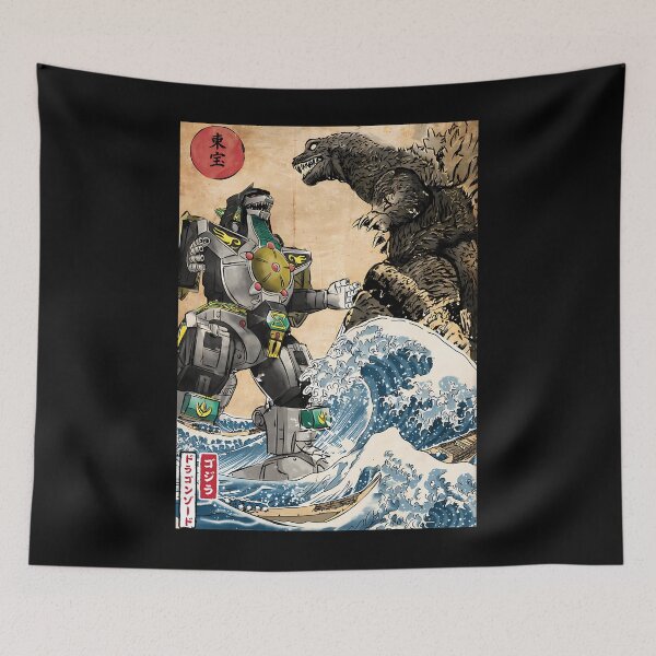Item preview, Dragonzord Vs Godzilla designed and sold by SusanneMartinez.