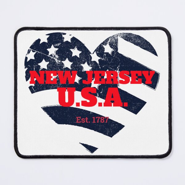 Item preview, New Jersey Patriot Heart Flag designed and sold by ArtistryAlch.