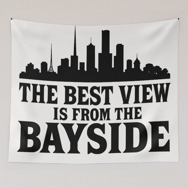 Item preview, The Best View Is From The Bayside: Melbourne Skyline designed and sold by SmashedApples.