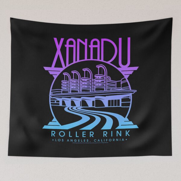 Item preview, Olivia Newton John Xanadu Roller Rink Purple Blue designed and sold by zibilytou.