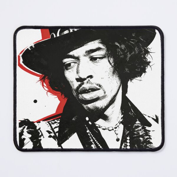 Item preview, Jimi Hendrix Grunge Portrait (for white background) designed and sold by VENDRI1.