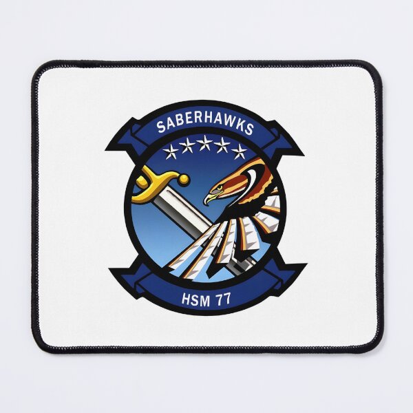 Item preview, US Navy HSM-77 Saberhawks Squadron Insignia designed and sold by CharlieDesings.
