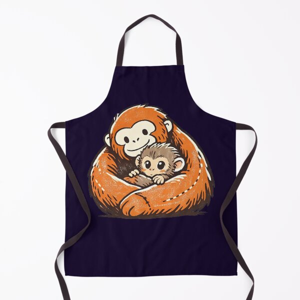 Item preview, A Plush Toy Monkey Hugging Lonely Baby Monkey Punch designed and sold by Trendsecne.