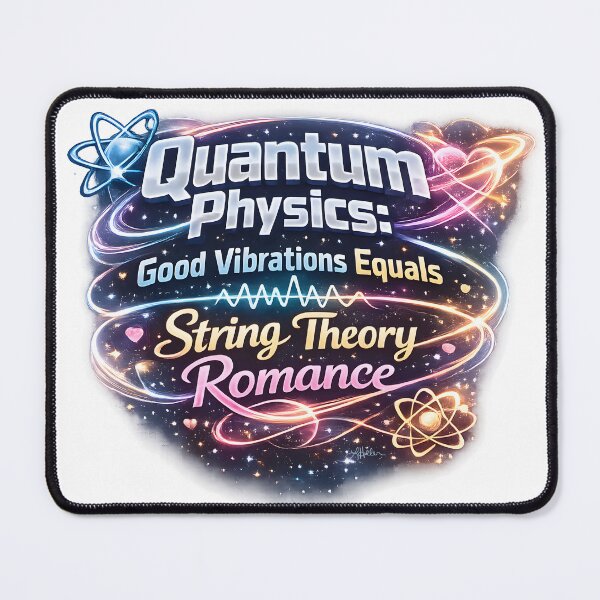 Item preview, Quantum Physics: Good Vibrations Equals String Theory Romance designed and sold by Lee Hiller Designs.