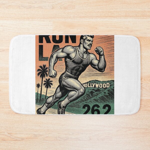 Item preview, Gay Daddy Marathon Runner Defiant Currency Run With Honor. Run With Pride. LA 26.2 Tom of Finland Tribute Gay Pride Graphic Design designed and sold by ItsAKinkThing.