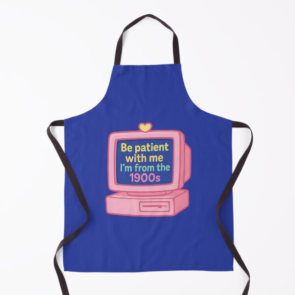 Item preview, Be Patient With Me I'm From The 1900s Retro PC designed and sold by BrownHorse90s.