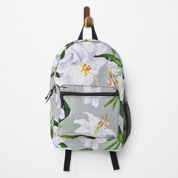 Item preview, Easter Lilies on Blue designed and sold by TheCulturedConures.