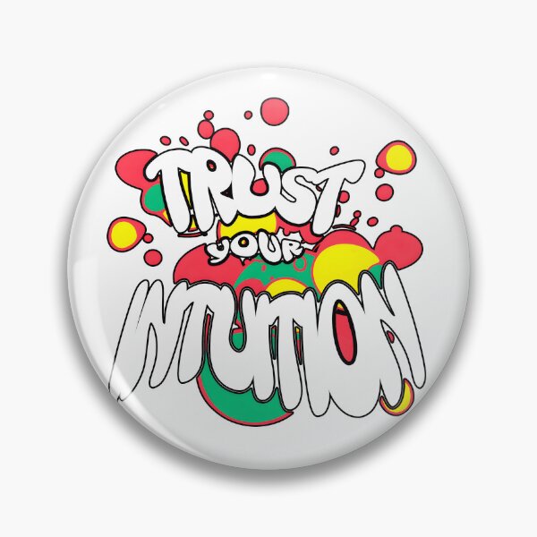 Item preview, Trust your intuition, fun words, multicolored designed and sold by wizard-work.