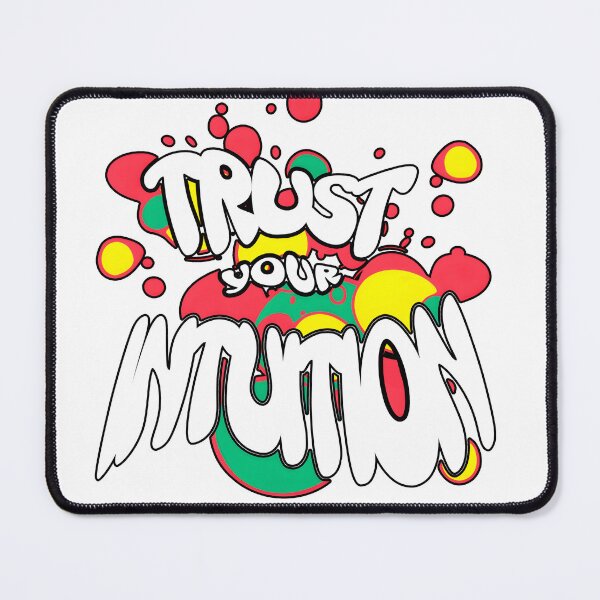 Item preview, Trust your intuition, fun words, multicolored designed and sold by wizard-work.