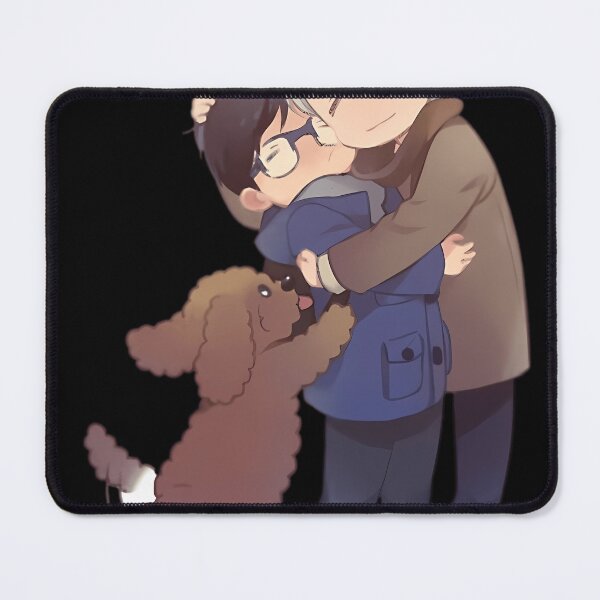 Item preview, Victor And Yuri Ice Skaters Love With Dog designed and sold by SusanneMartinez.