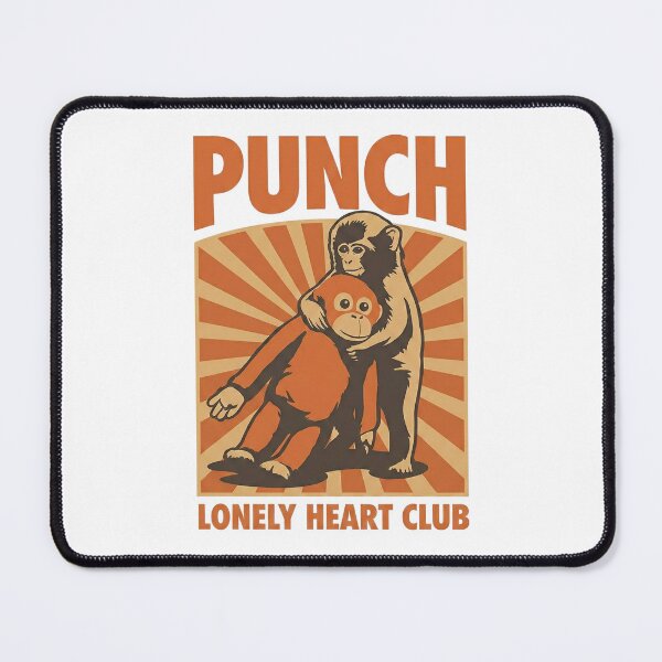 Item preview, Vintage Punch the Monkey "Lonely Heart Club" Graphic Tee designed and sold by TheRemote.