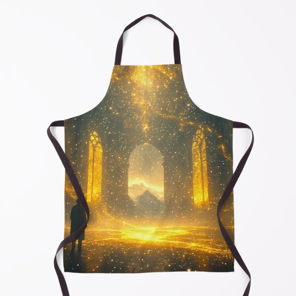 Item preview, Cinematic Art: A Wanderer Amidst Golden Aura 1 designed and sold by Gryfonarts.