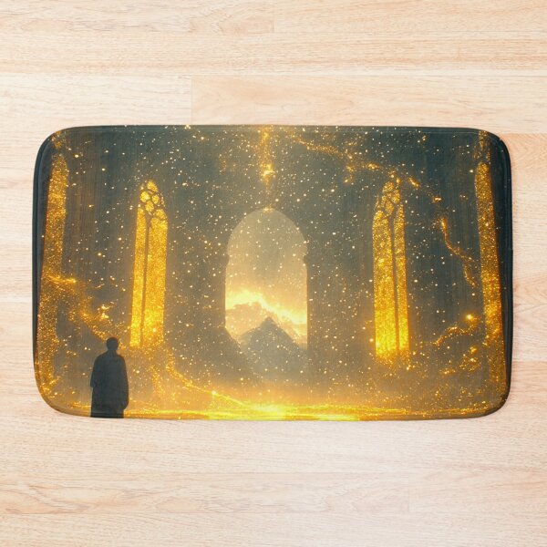 Item preview, Cinematic Art: A Wanderer Amidst Golden Aura 1 designed and sold by Gryfonarts.