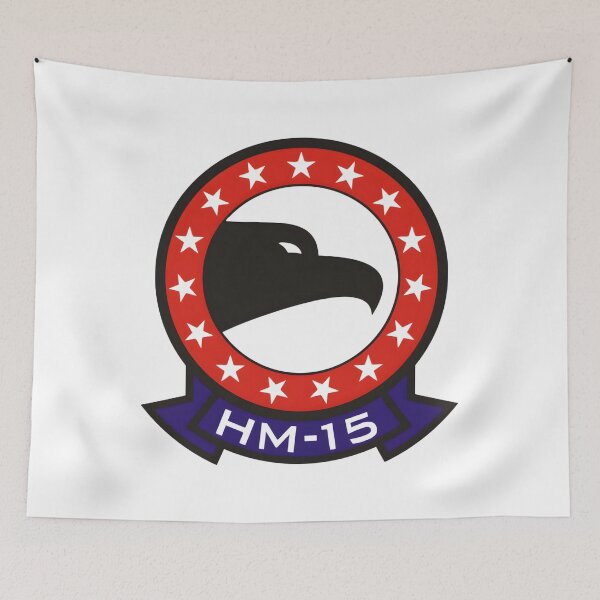 Item preview, US Navy HM-15 Blackhawks Squadron Insignia designed and sold by CharlieDesings.
