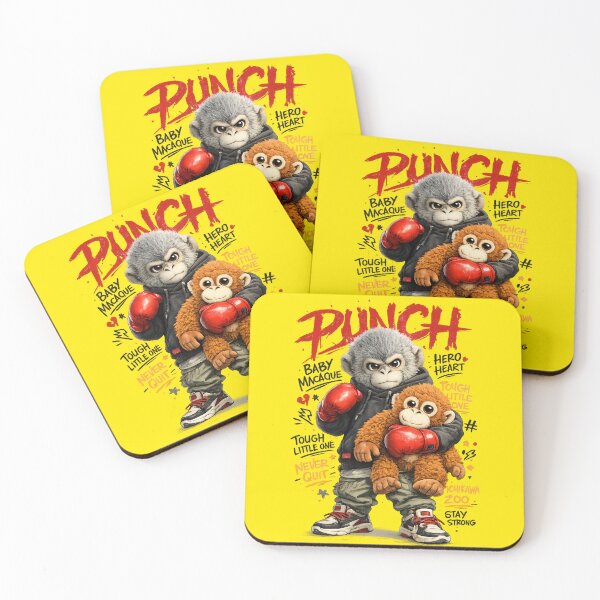 Item preview, Punch: The Brave Baby Macaque designed and sold by Markhor Supply.