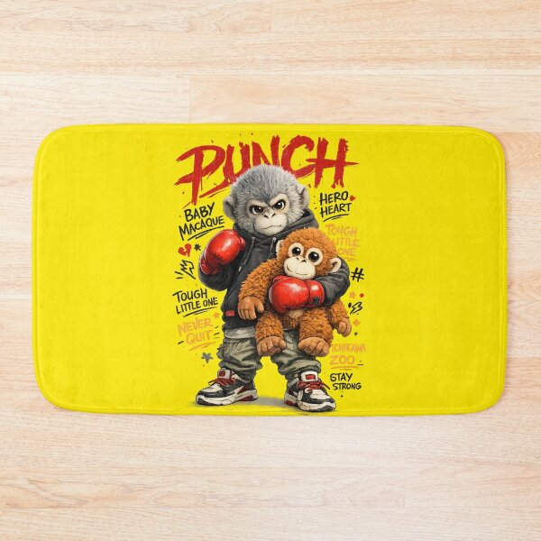 Item preview, Punch: The Brave Baby Macaque designed and sold by Markhor Supply.