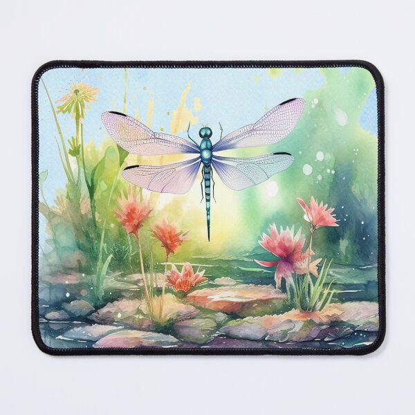 Item preview, Enchanted Dragonfly Over Mystic Lily Pond designed and sold by MysticOzzy.