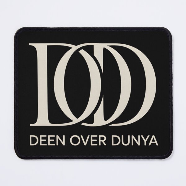 Item preview, Elegant Deen Over Dunya Islamic Minimalist Typography Muslim Faith Aesthetic designed and sold by StuZabine.