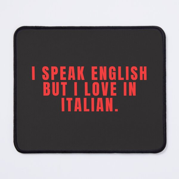 Item preview, I Love in Italian Funny Gifts Italian Quote designed and sold by Sarenay.