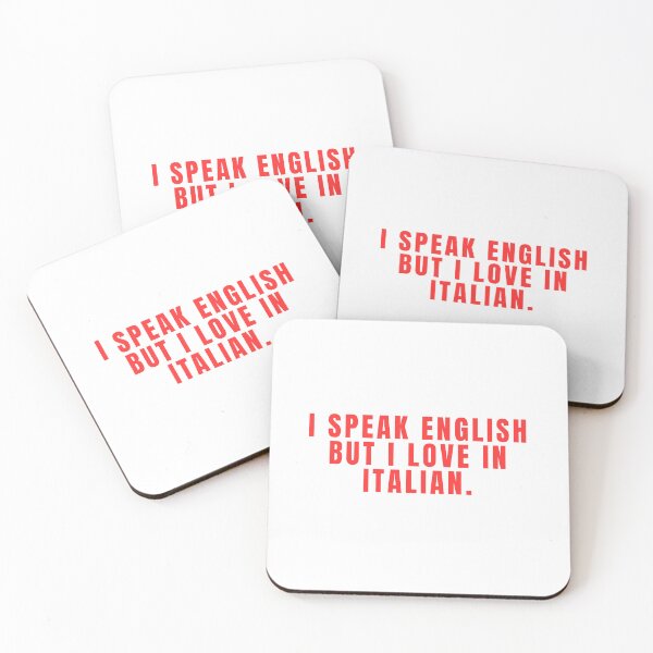 Item preview, I Love in Italian Funny Gifts Italian Quote designed and sold by Sarenay.
