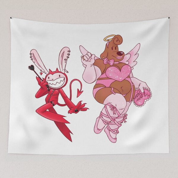 Item preview, sam and max valentine pin up v3 designed and sold by luckyclover7.