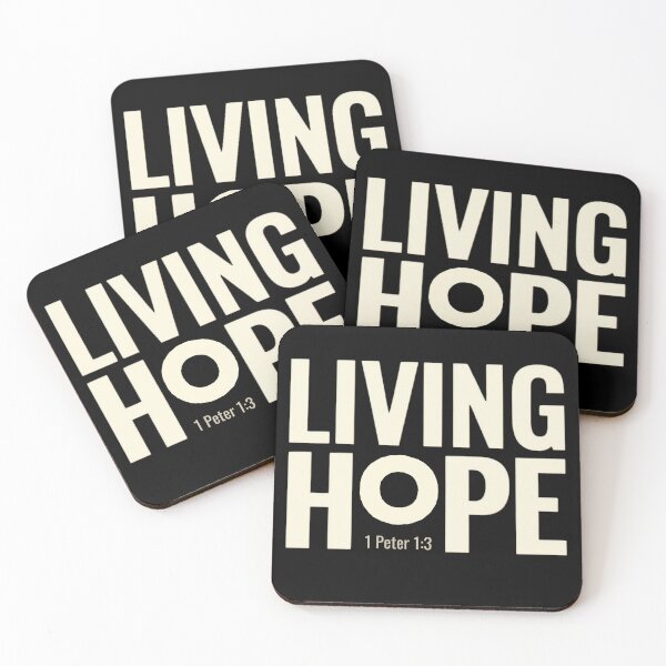 Item preview, Living Hope Christian Typography designed and sold by Sunniz.