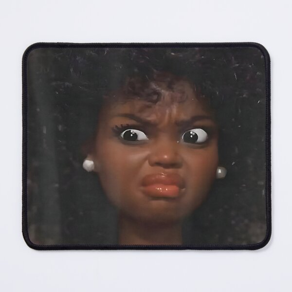 Item preview, Funny Sassy Black Woman Expression Disgusted Face Curly Hair Afro Art designed and sold by StuZabine.