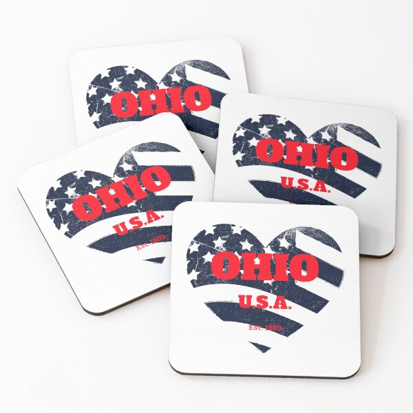 Item preview, Ohio Patriot Heart Flag designed and sold by ArtistryAlch.