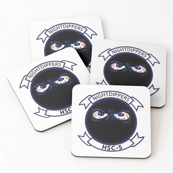 Item preview, US Navy HSC-5 Nightdippers Squadron Insignia designed and sold by CharlieDesings.